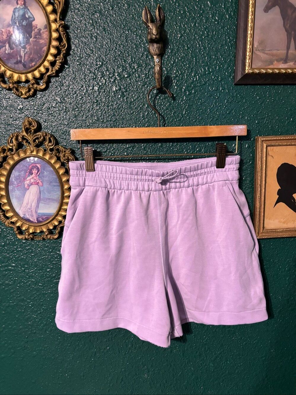 Lululemon Size 6 Softstreme Shorts Light Purple Hi Rise Cinch Waist